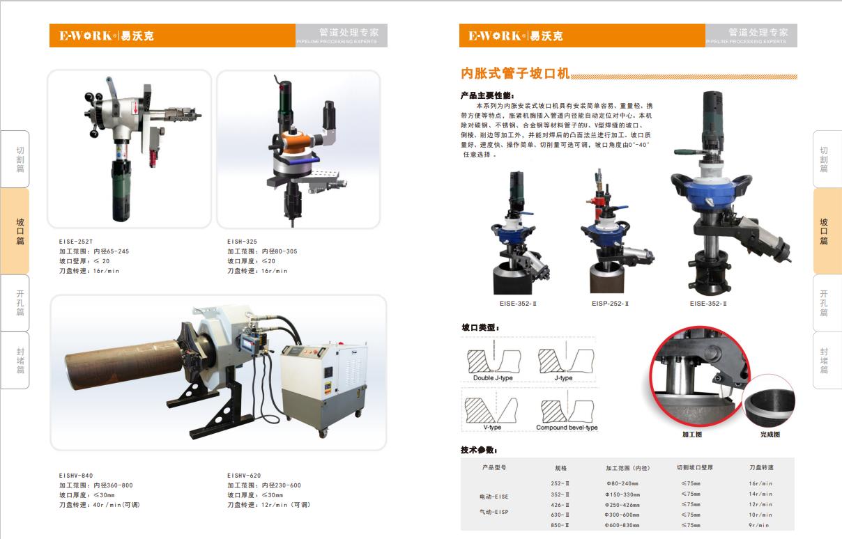 電動內(nèi)脹式坡口機